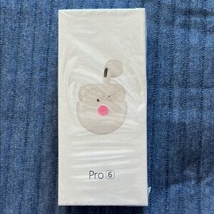 Pink Pro 6 Wireless Earbuds. NIB